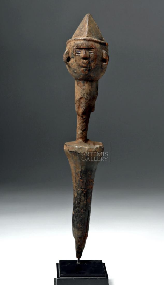 Early 20th C. African Bamana Wooden Puppet Head (1 of 6)