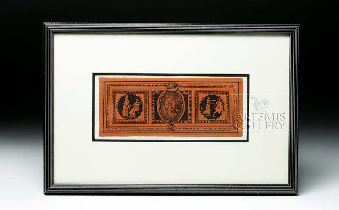 Sir William Hamilton, Hand-colored Engraving, 1802 (1 of 4)