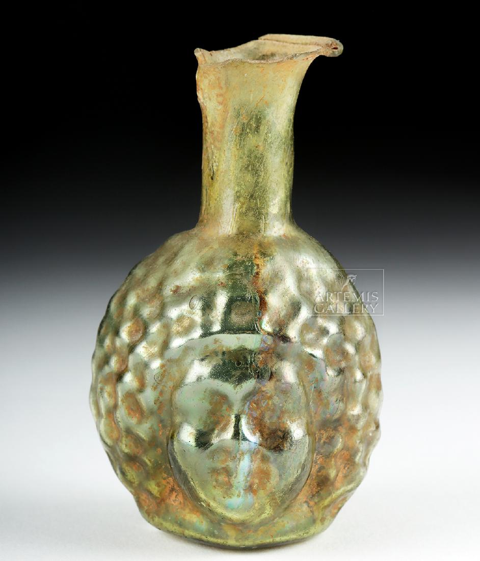 Roman Glass Mold Blown Janiform Head Vessel (1 of 7)