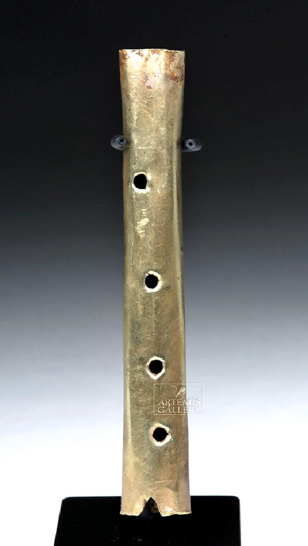 Miniature Nazca 12K Gold Flute (1 of 6)