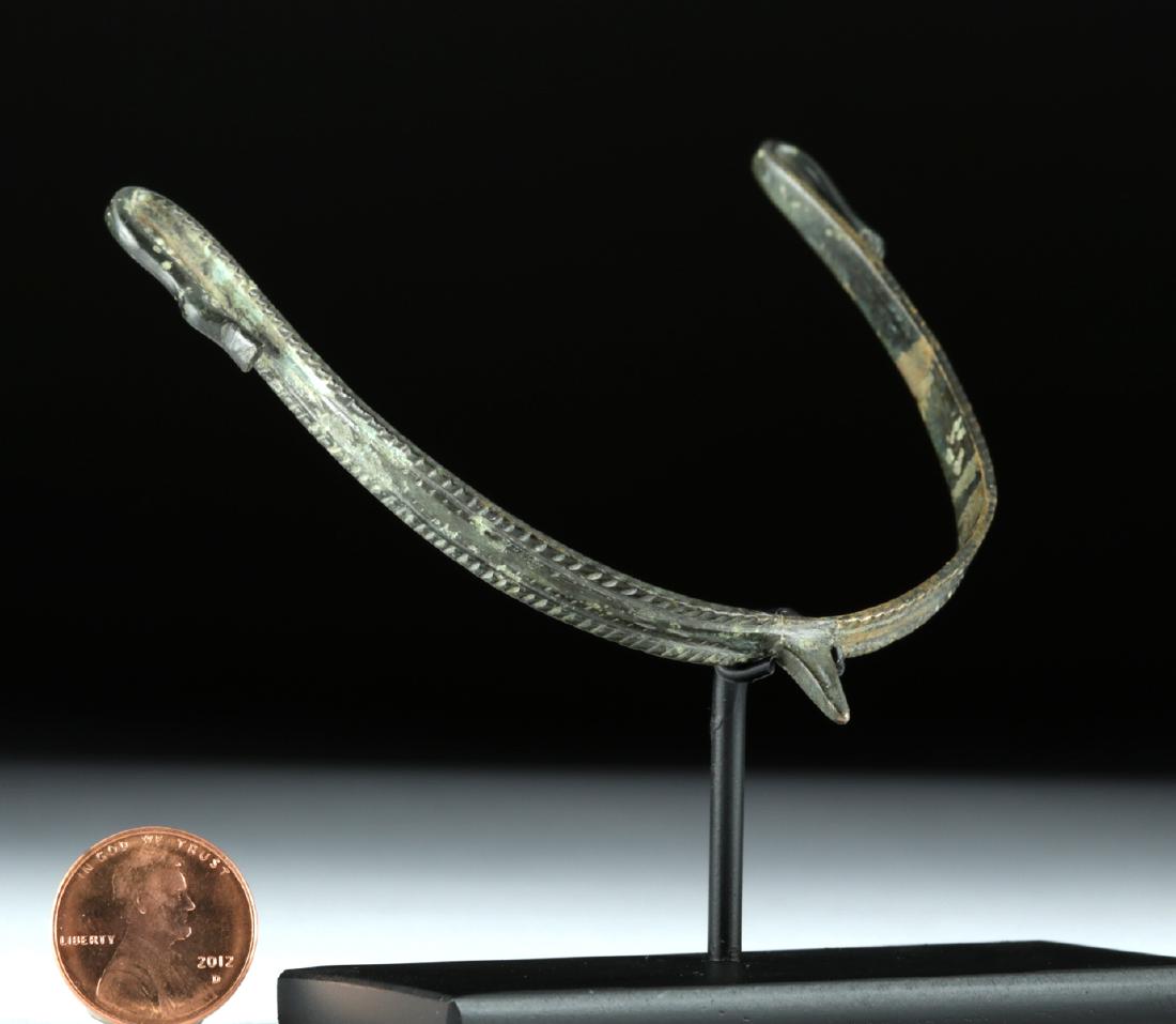 Very Rare Greek Bronze Spur w/ Duck Heads (1 of 4)