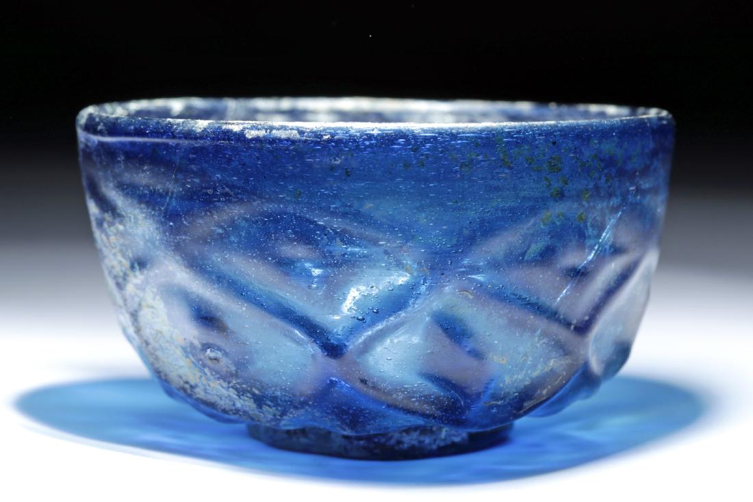 Gorgeous Blue Islamic Glass Bowl (1 of 9)