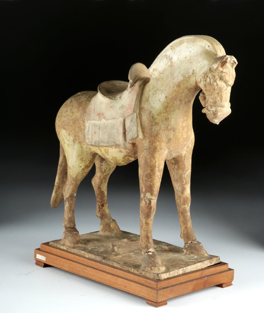Chinese Sui Dynasty Straw-Glazed Pottery Horse w/ TL (1 of 4)