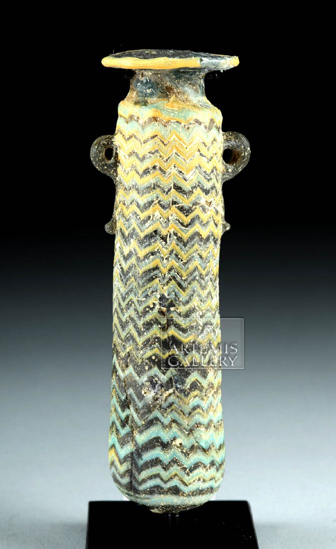 Greek Core-Formed Glass Alabastron (1 of 4)