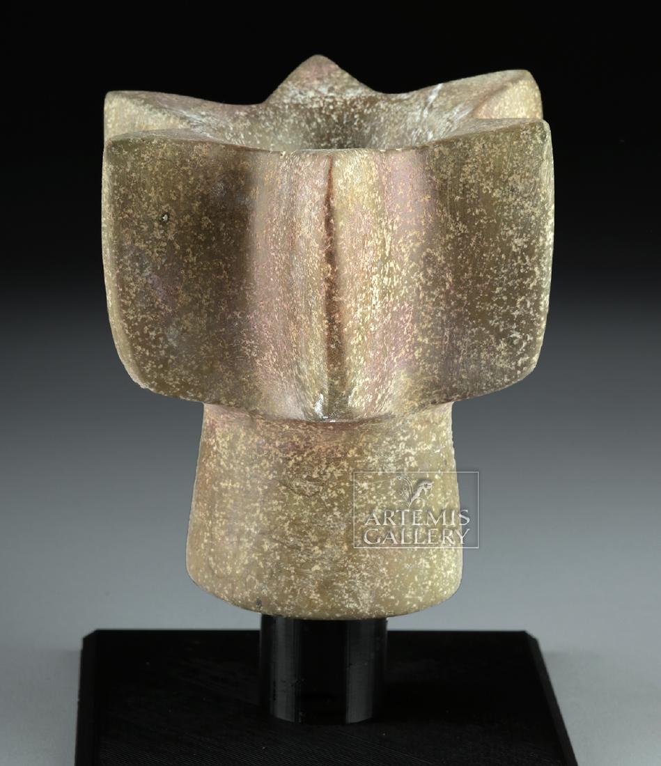 Chavin Polished Stone Mace Head,  Star-Shaped (1 of 4)