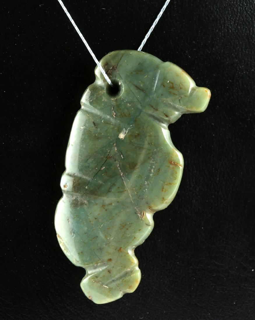 Costa Rican Jade Pendant - Abstract Manatee (1 of 4)