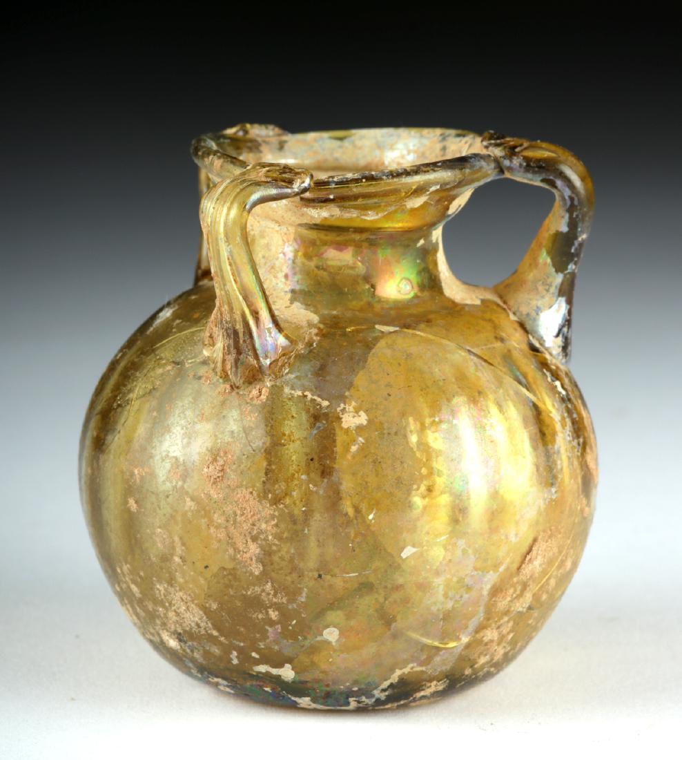 Stunning Roman Glass Jar w/ Three Handles (1 of 5)