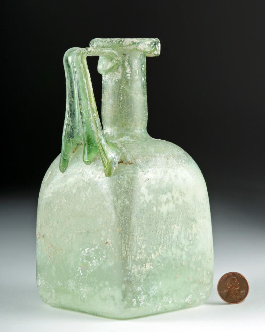 Roman Glass Rectangular Bottle - Gorgeous Iridescence (1 of 5)