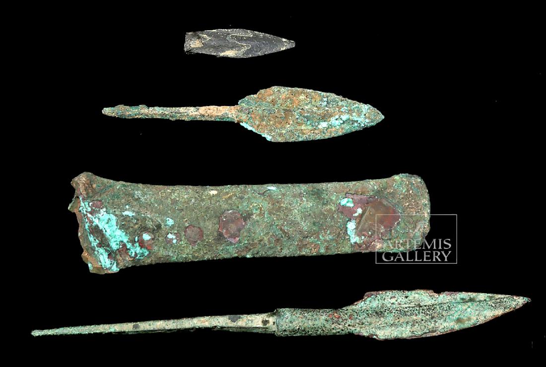Four Ancient Bronze Weapons (1 of 4)