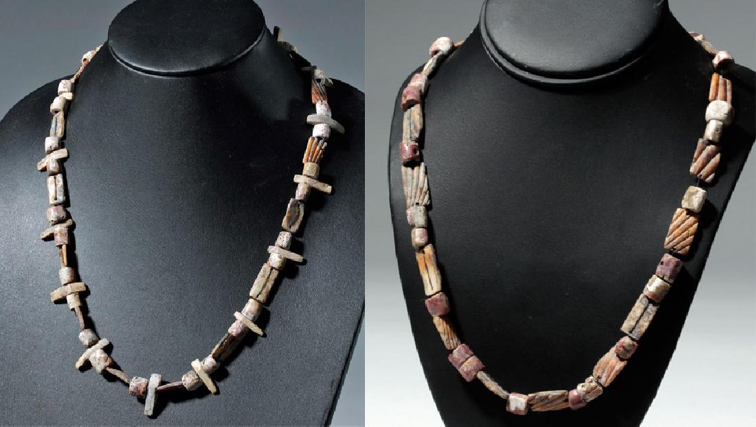 Pair of Mixtec Spondylus Shell Necklaces (1 of 5)