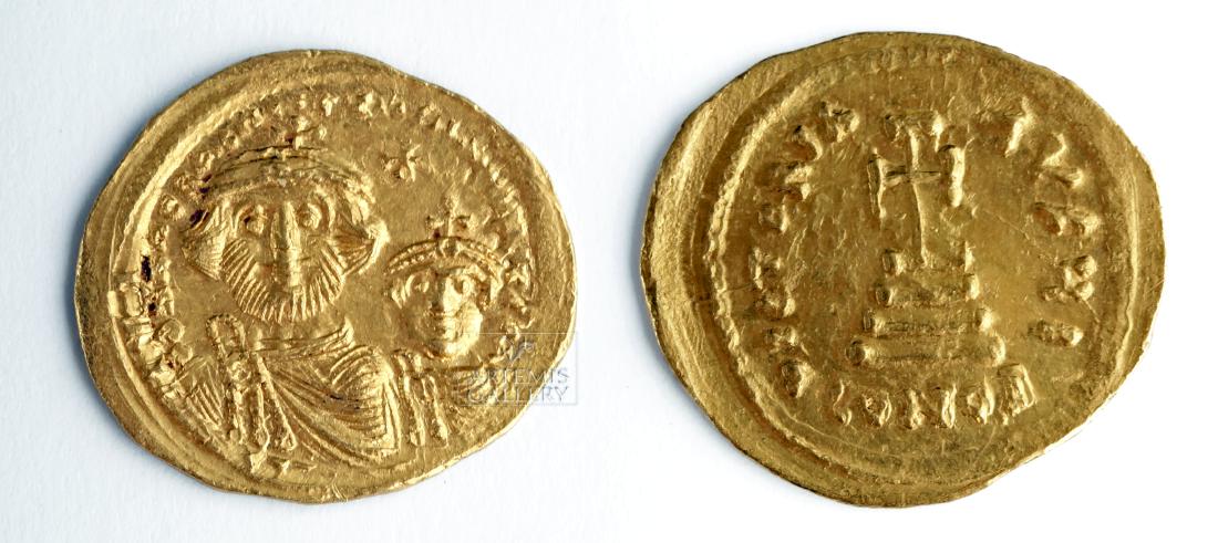 Byzantine Gold Solidus Heraclius, Heraclius Constantine (1 of 3)