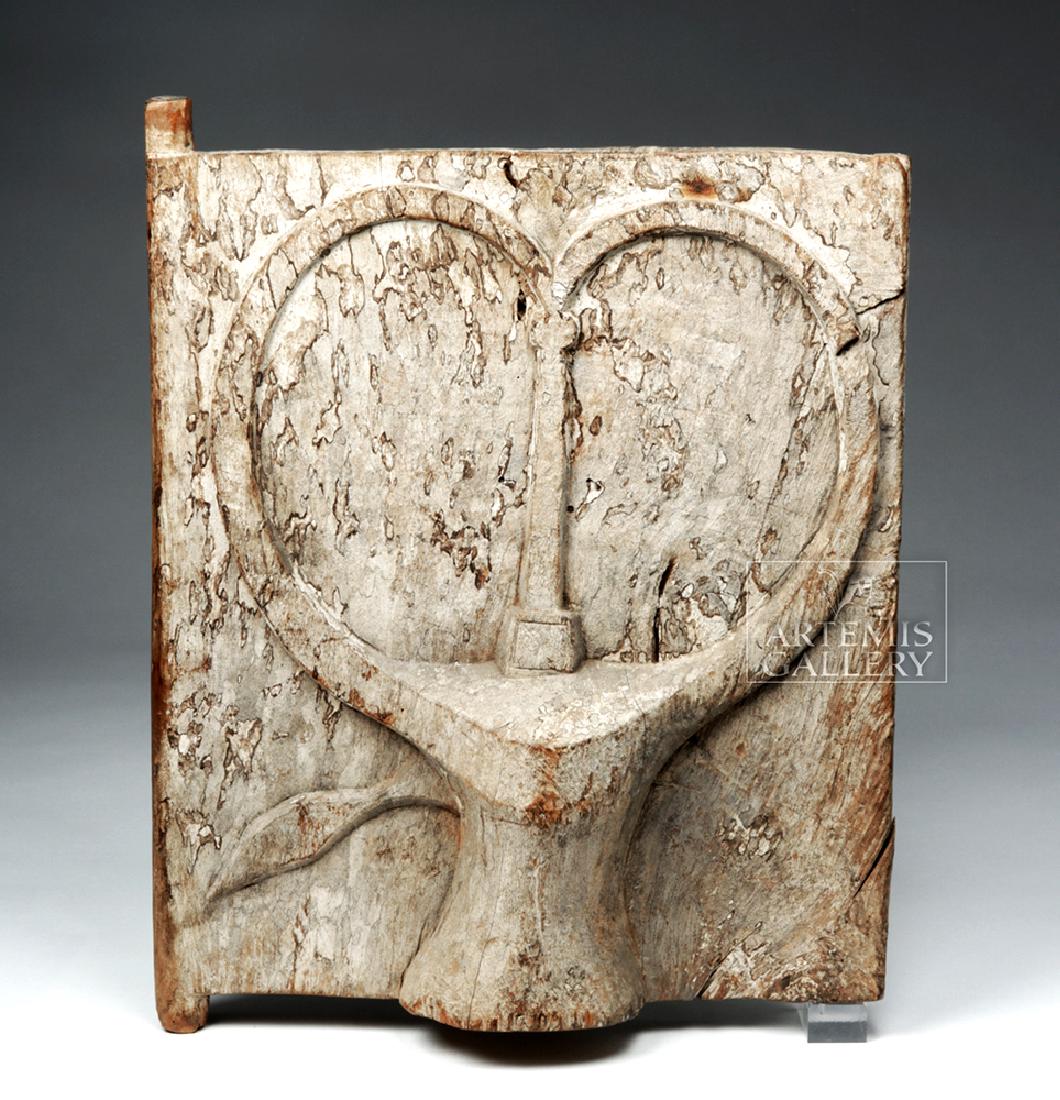 Late 19th C. Indonesian Toraja Wooden Granary Door (1 of 5)