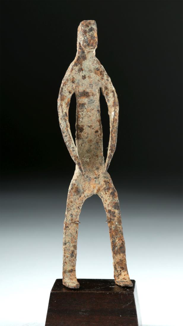 Early 20th C. African Lobi Iron Standing Figure (1 of 4)