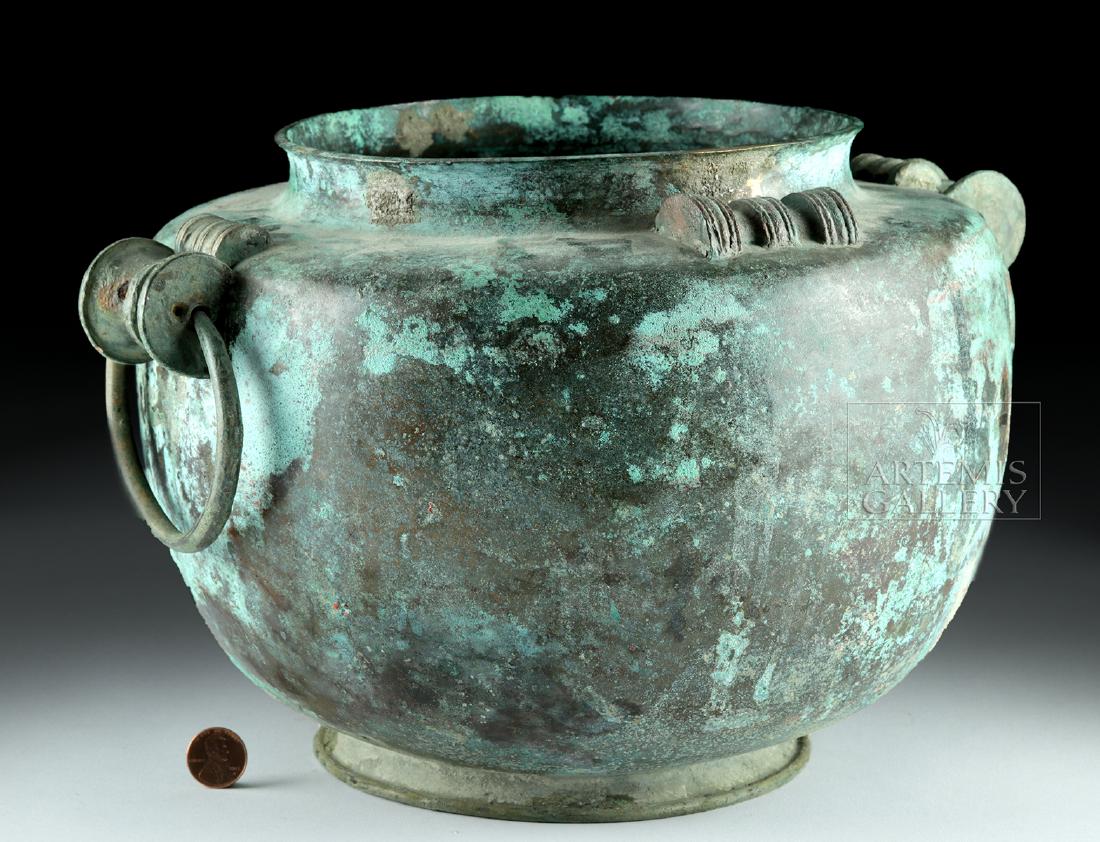 Roman Bronze Situla w/ Ring Handles (1 of 6)