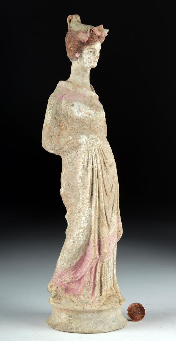 Greek Canosan Polychrome Statue of Woman (1 of 5)