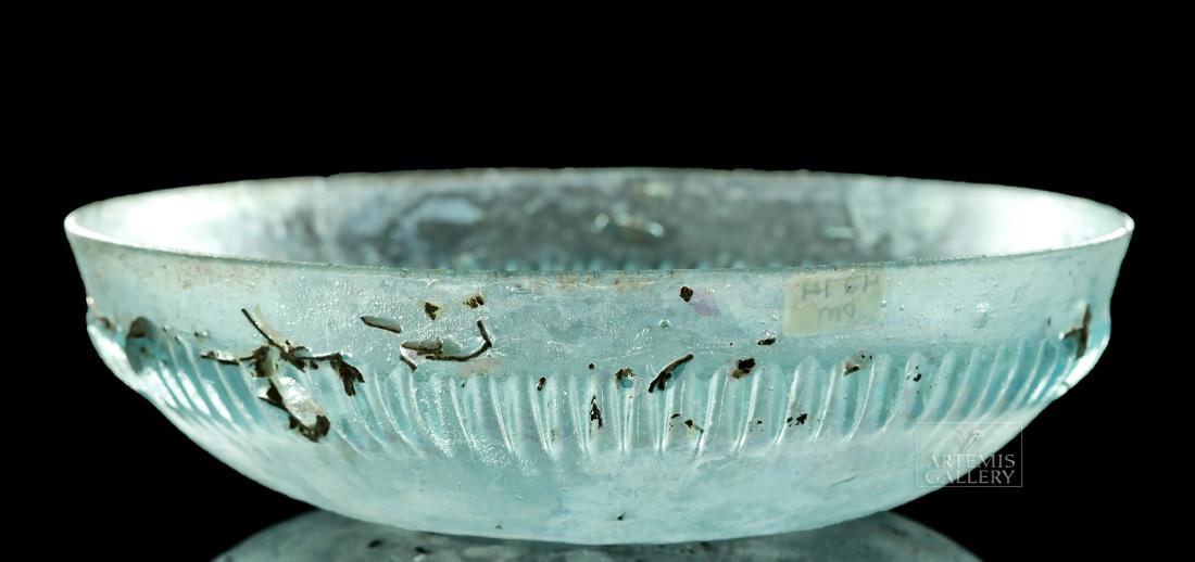 Roman Glass Pillar-Molded Dish (1 of 6)
