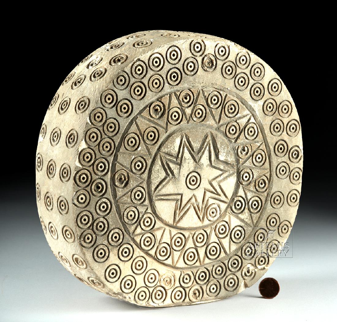 Rare Bactrian Limestone Solar Disc (1 of 4)