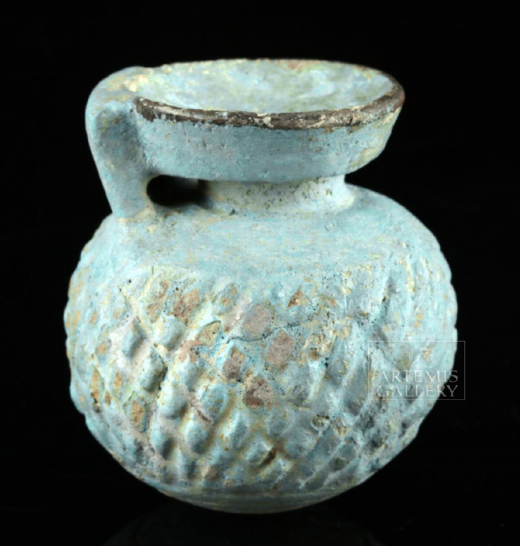 Rare Eastern Greek Faience Aryballos (1 of 6)