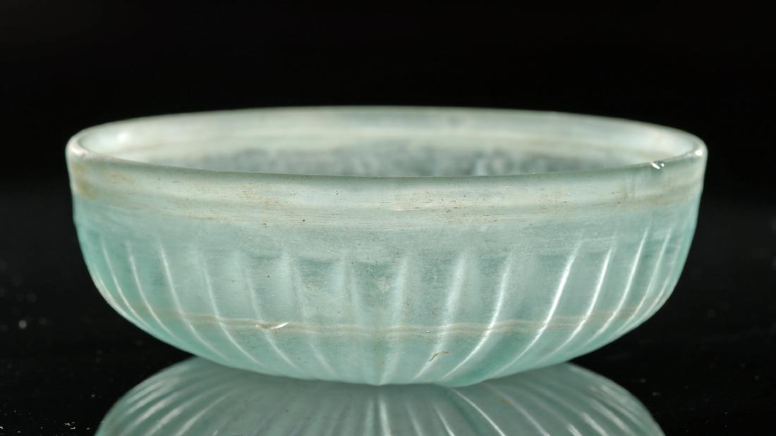 Roman Glass Pillar-Molded Patera Bowl (1 of 4)