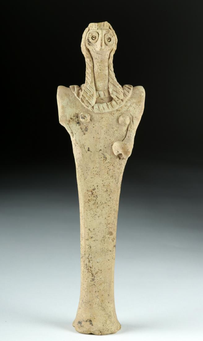 Published Syro-Hittite Pottery Standing Fertility Idol (1 of 6)
