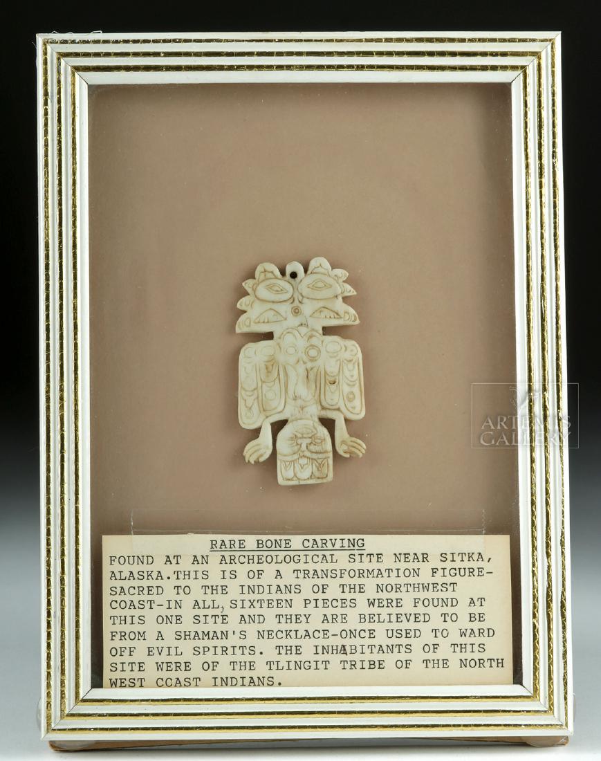 Early Pre-Historic Tlingit Pendant - Ex Joel Malter (1 of 4)