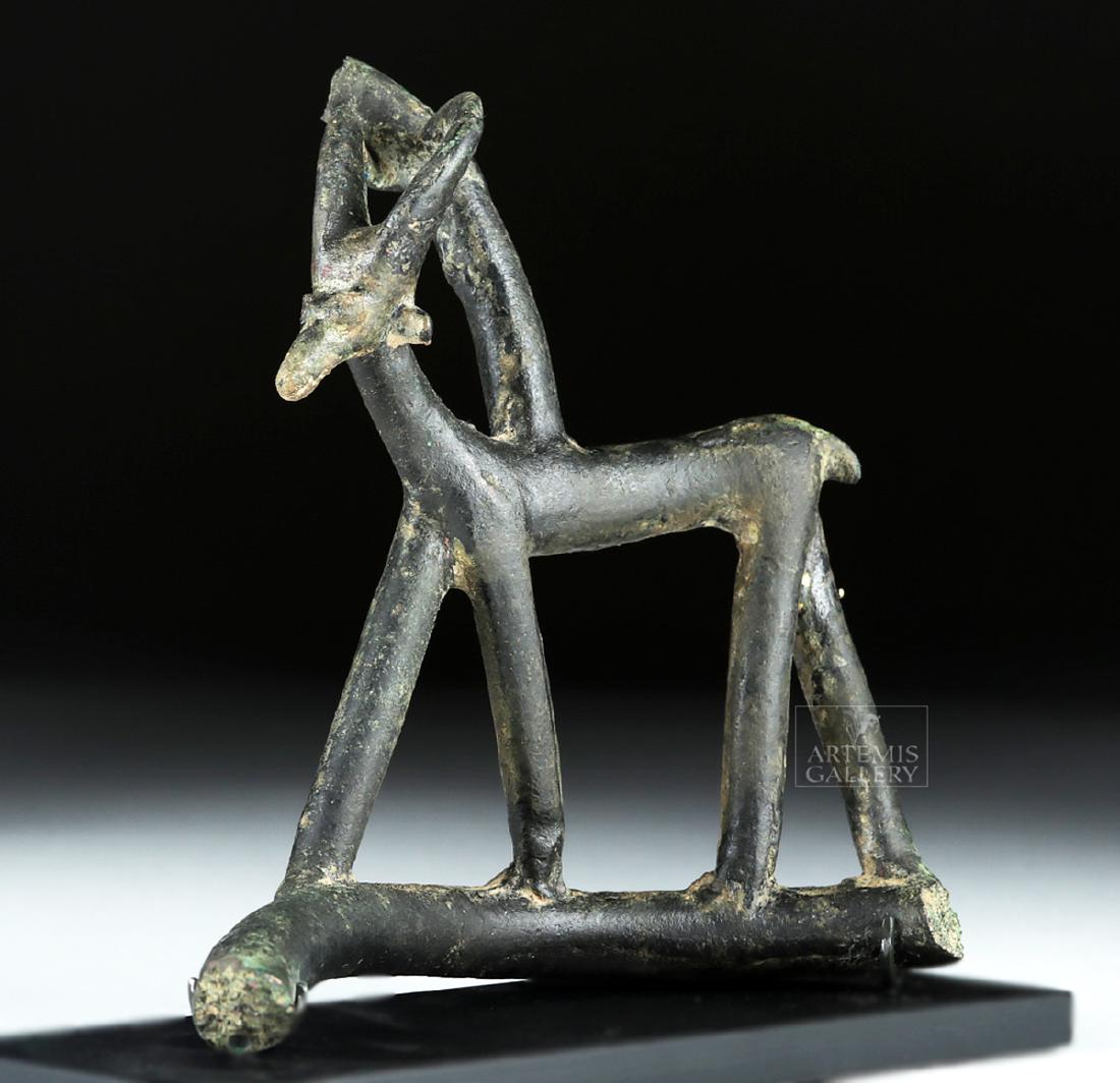 Central Asian / Bactrian Bronze Attachment - Ibex (1 of 5)