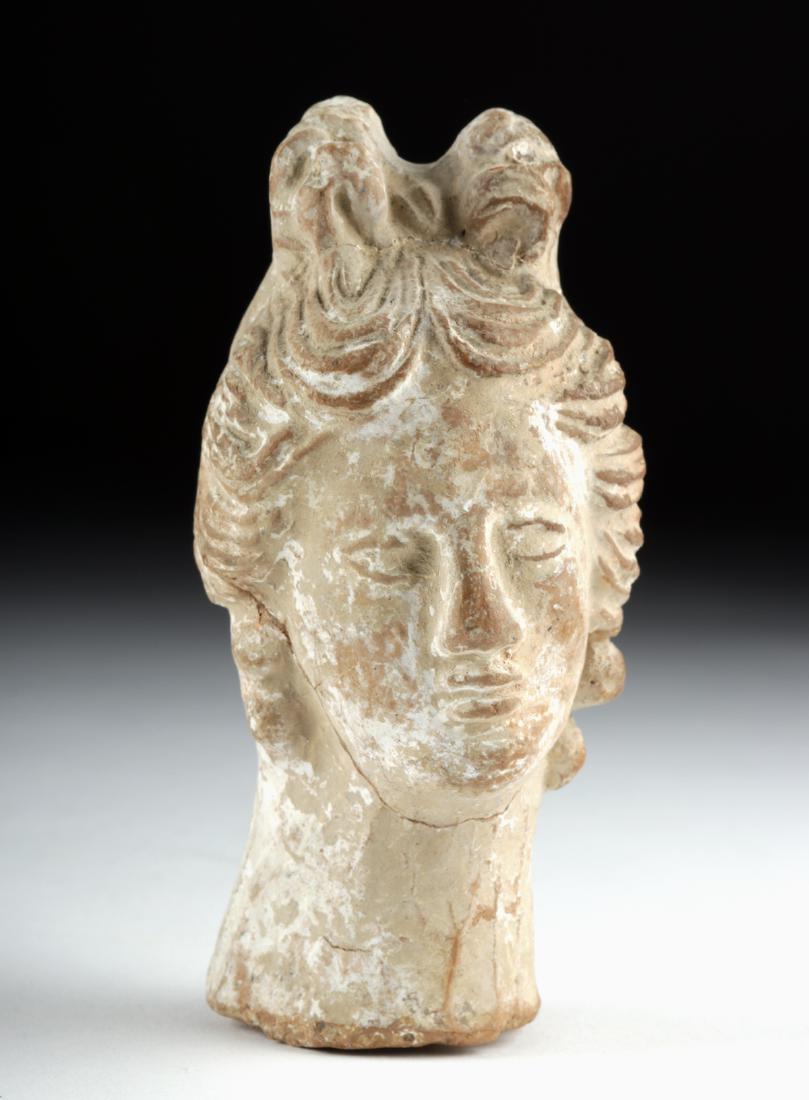 Greek Terracotta Head of Aphrodite w/ Nice Pigment (1 of 6)