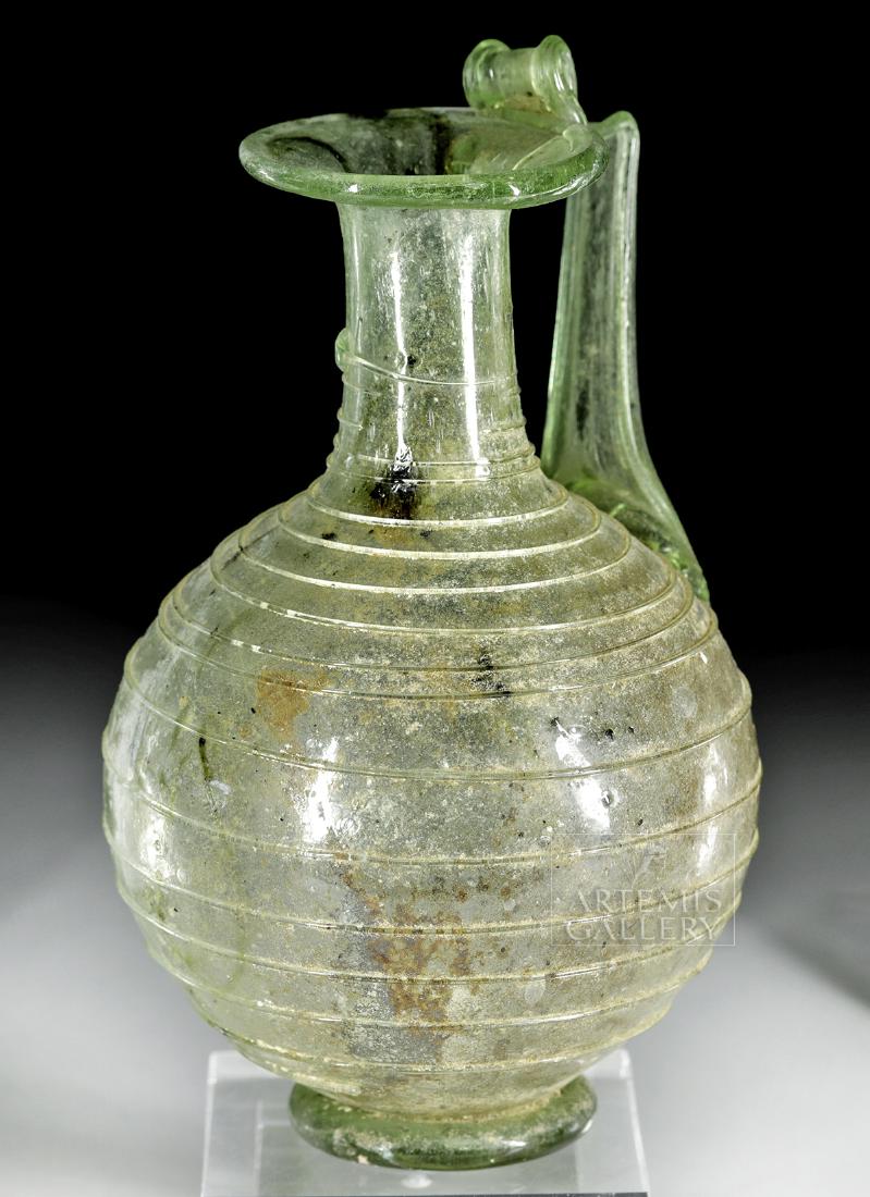 Published Roman Glass Jug w/ Trailed Decoration (1 of 6)
