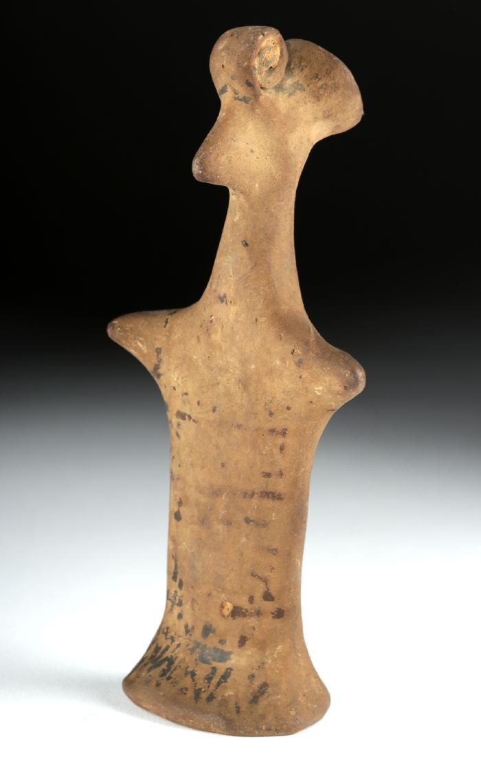 Archaic Boeotian Terracotta Female Idol w/ TL (1 of 4)