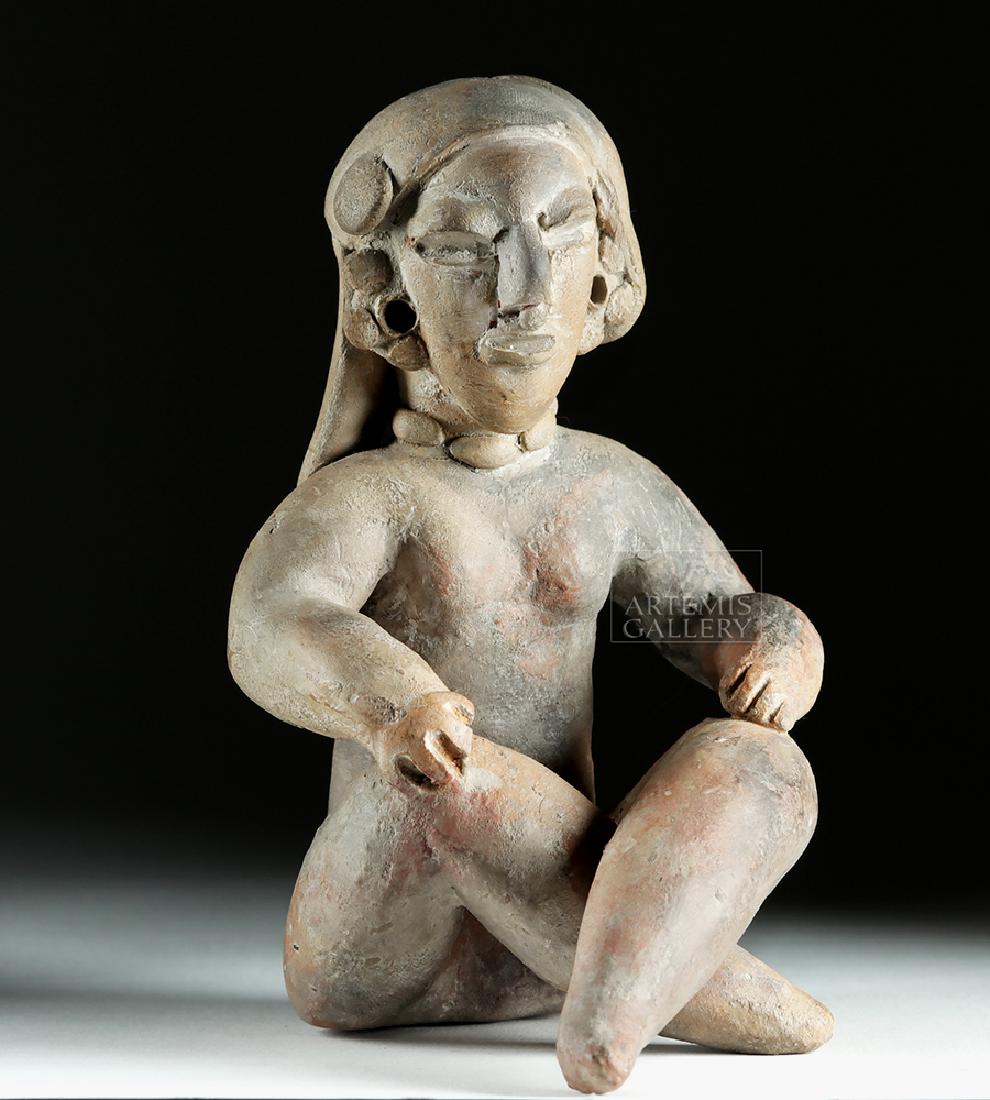 Chorrera Pottery Seated Female Figure (1 of 7)