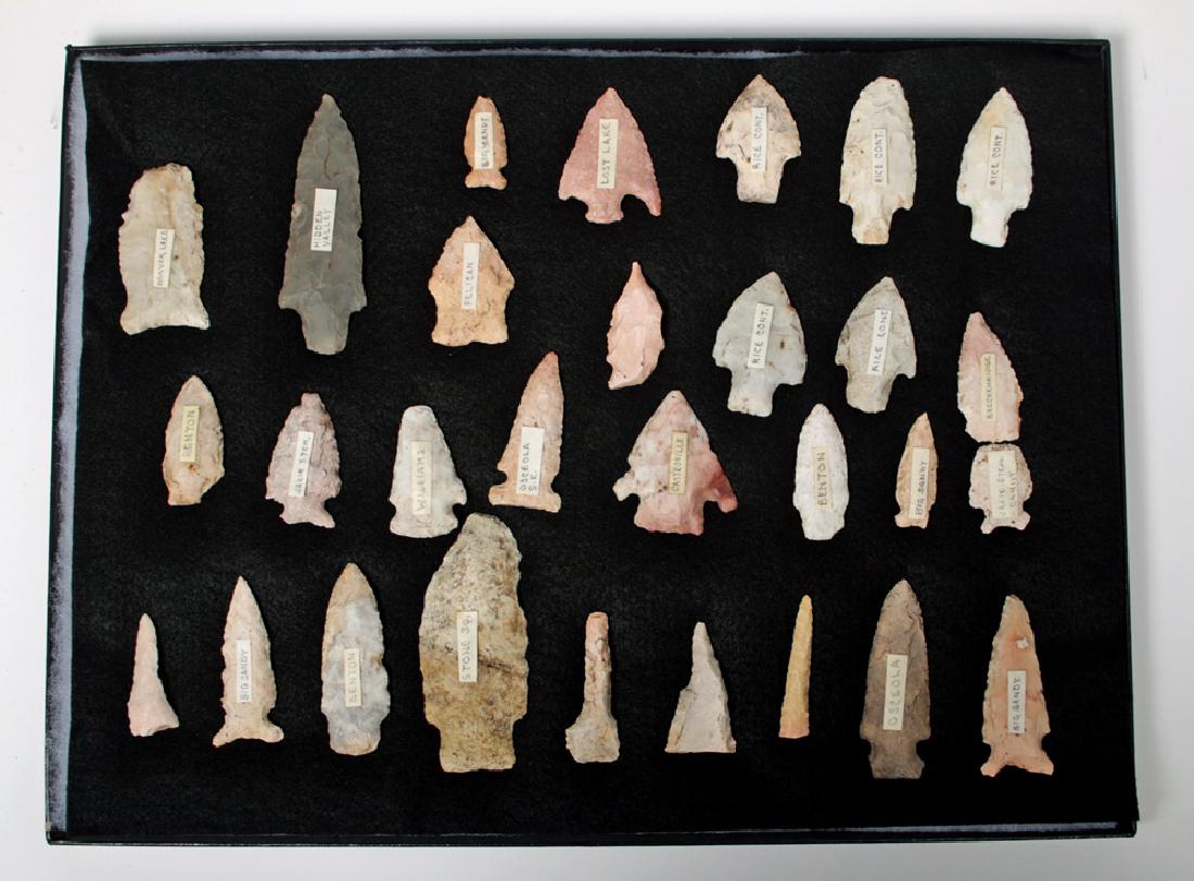 Collection 29 Arrowheads & Awls Archaic / Woodlands