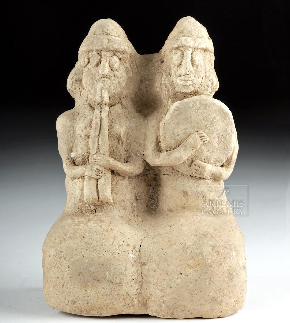 Amlash Terracotta Seated Musicians (1 of 4)