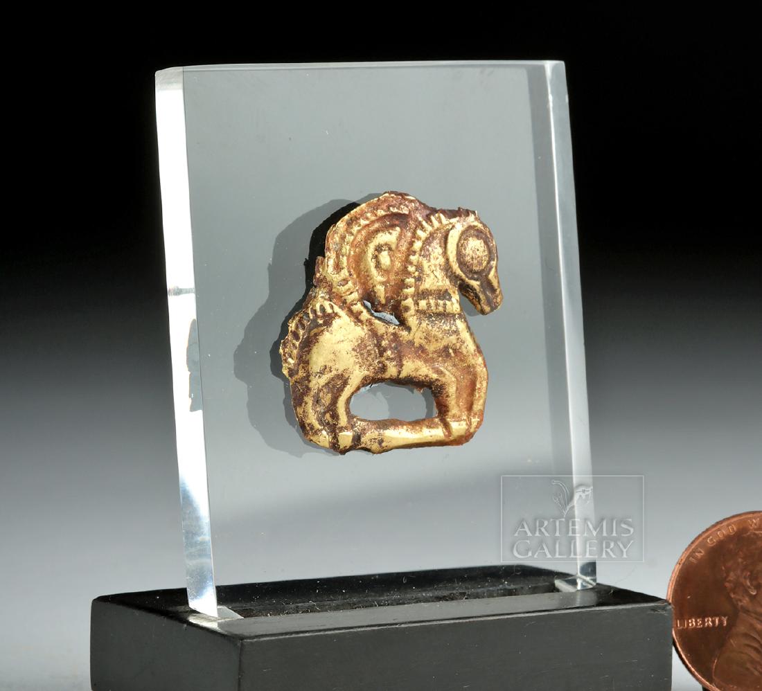 Scythian 18K+ Gold Animal / Horse Applique (1 of 3)