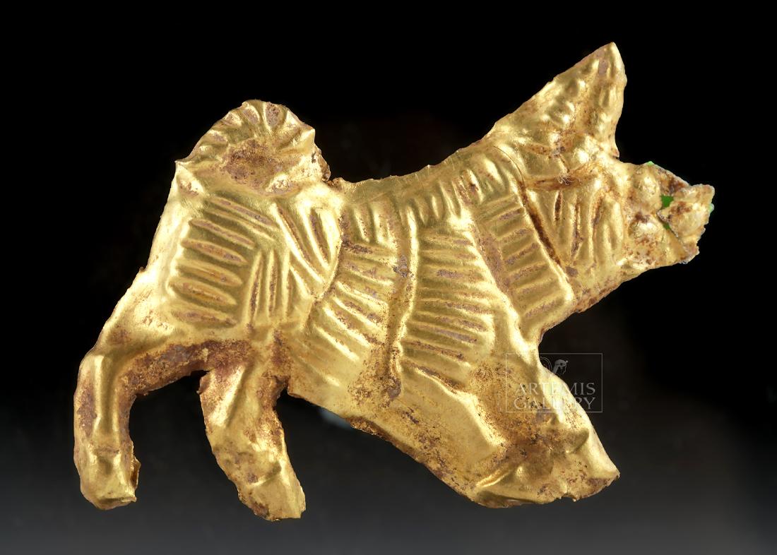 Scythian 18K+ Gold Animal / Boar Applique (1 of 3)