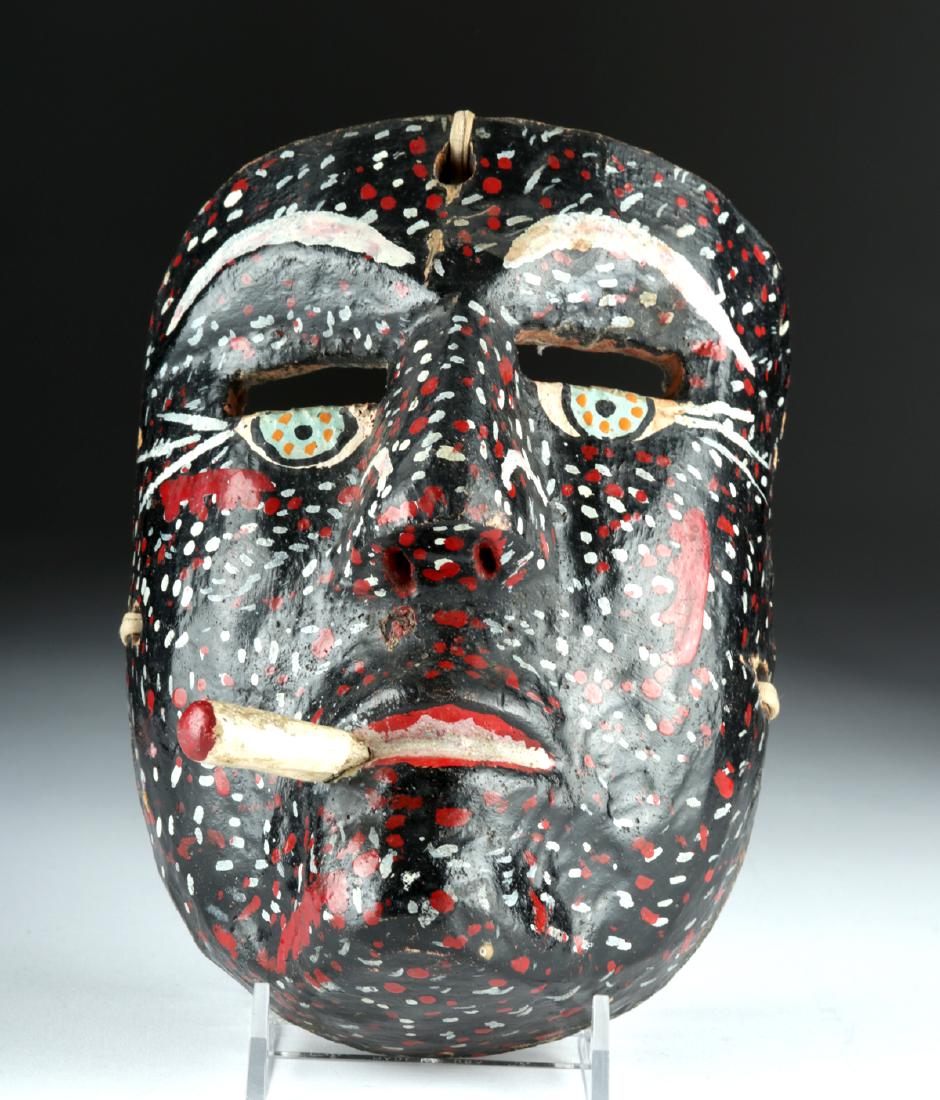 20th C. Mexican Dance Mask - The Black Fisherman (1 of 4)