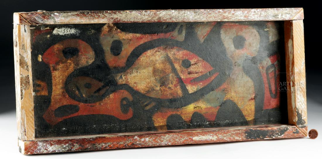 Framed & Signed Leon Dusso Painting - 1930s (1 of 5)