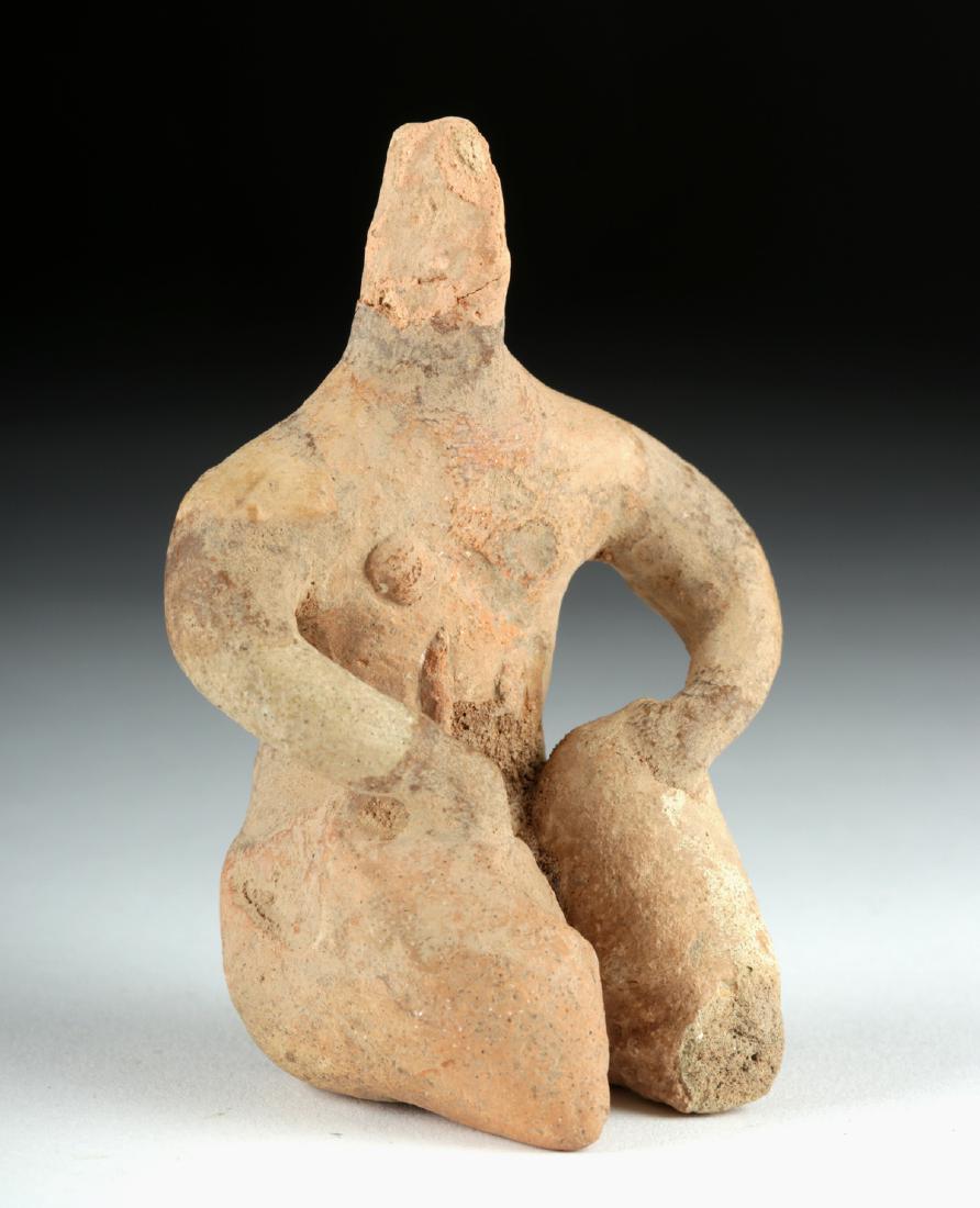 Tell Halaf Pottery Seated Fertility Figure (1 of 6)