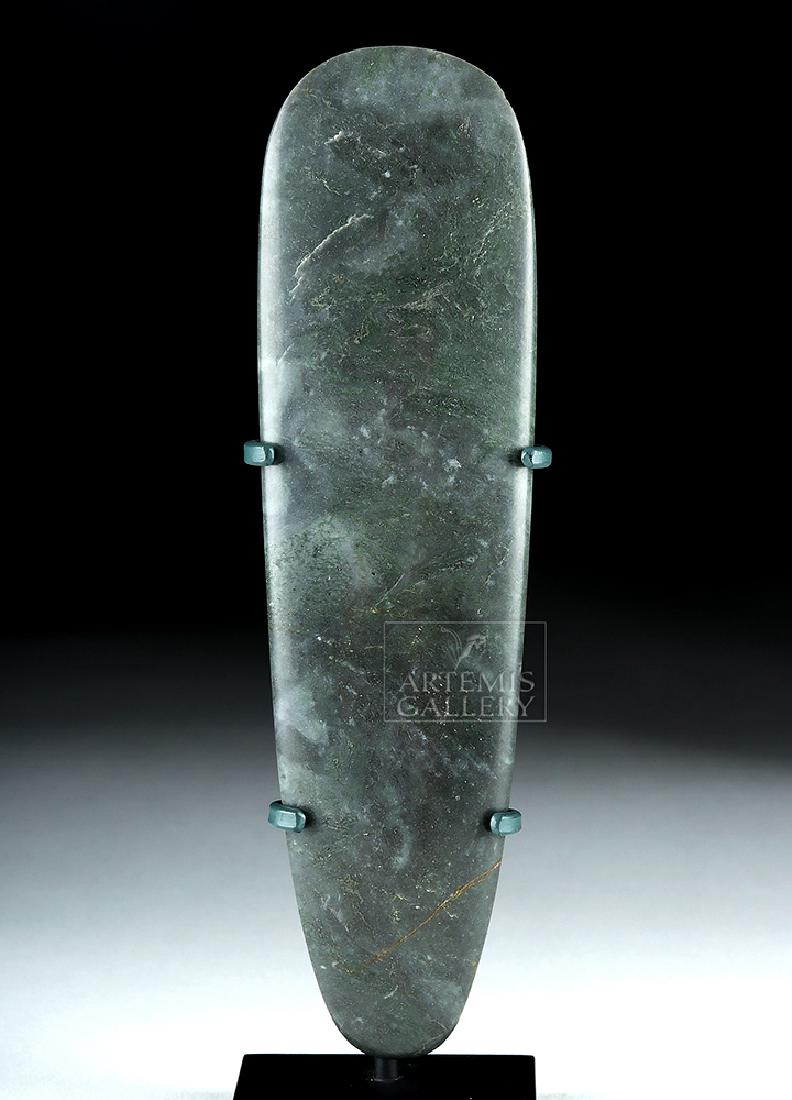 Superb Olmec Blue Green Jade Celt (1 of 6)