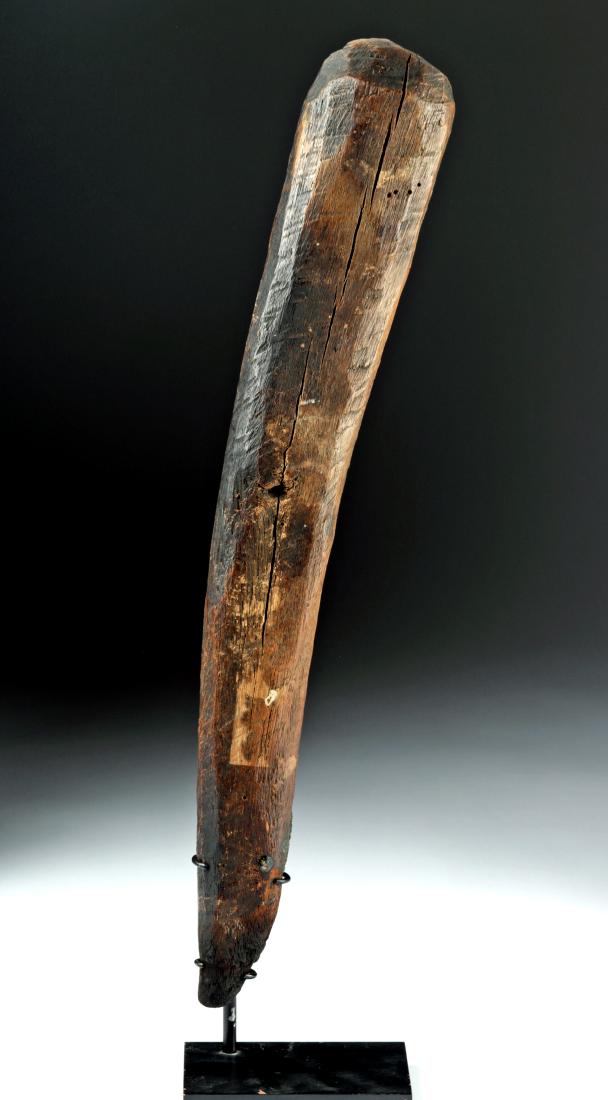 Rare / Early 20th C. Polynesian Kwila Wood War Club (1 of 4)