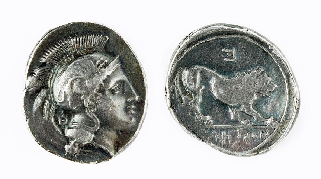 Velia in Lucania Silver AR Didrachm, 7.66 grams (1 of 3)