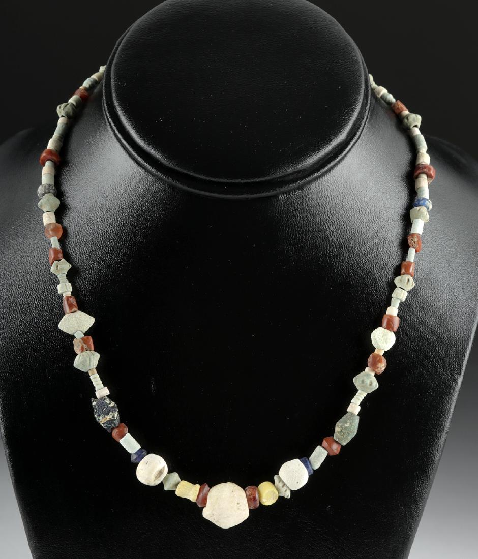 Wearable Sumerian Faience, Glass & Stone Necklace (1 of 4)