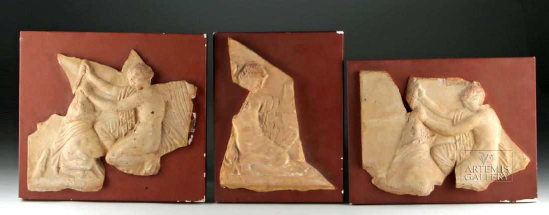 Hellenistic Greek Terracotta Reliefs - Europa & Bull (1 of 6)