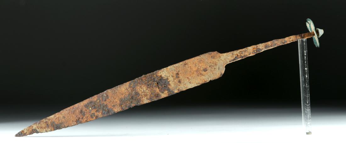 Celtic-Romano Iron Dagger w/ Bronze Pommel (1 of 4)