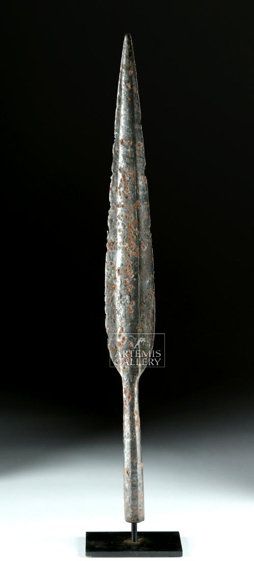 Large Celtic Iron Age Spear Tip (1 of 4)