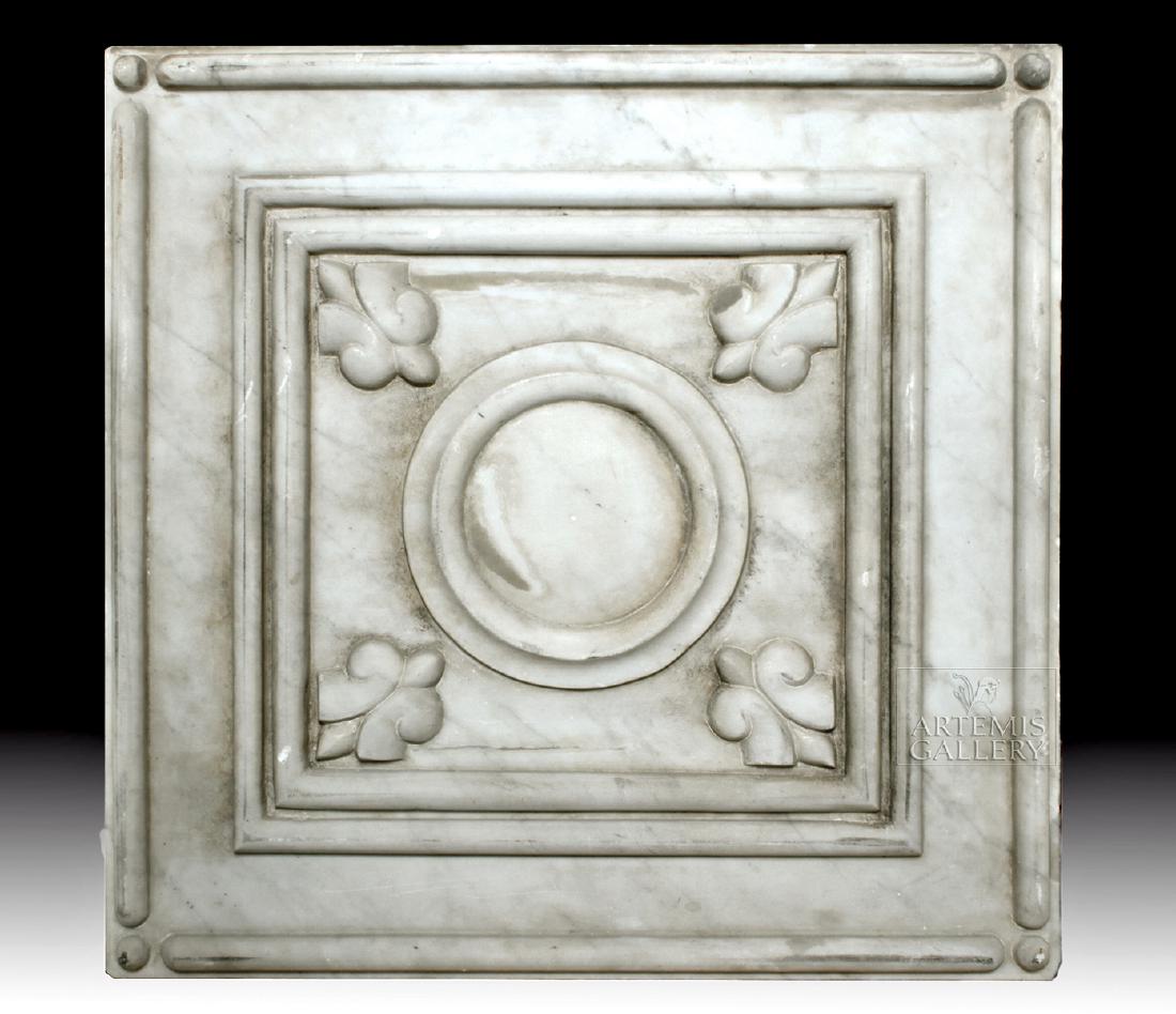 Baroque or Rococo Marble Relief Panel (1 of 4)