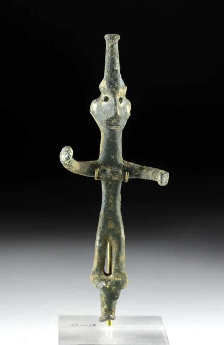 Syro Hittite Bronze Standing Figure - Baal (1 of 4)