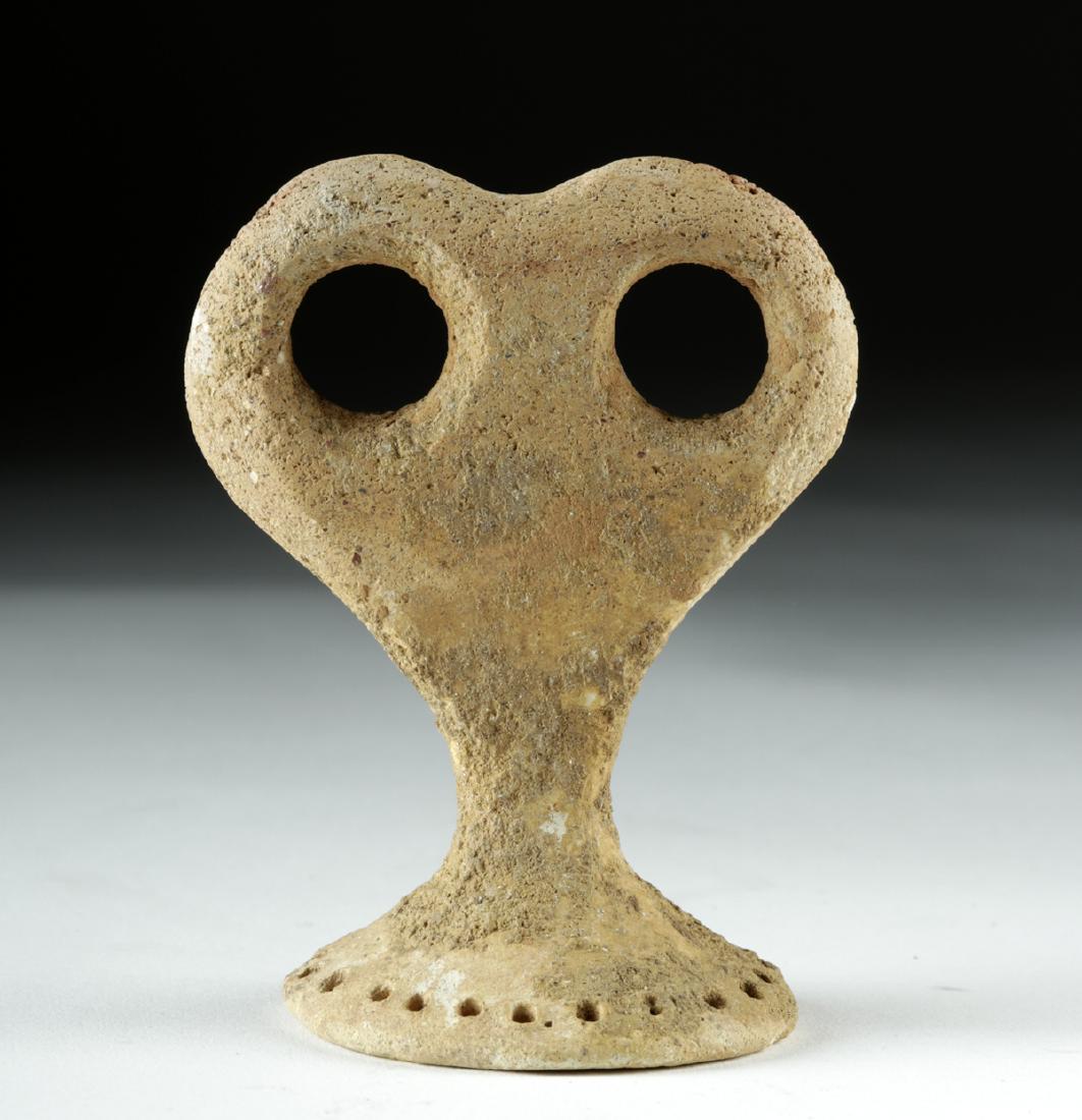 Ancient Tell Brak Pottery Eye Idol w/ TL (1 of 6)