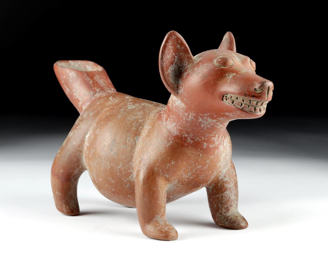 Colima Redware Spouted Dog Vessel (1 of 7)