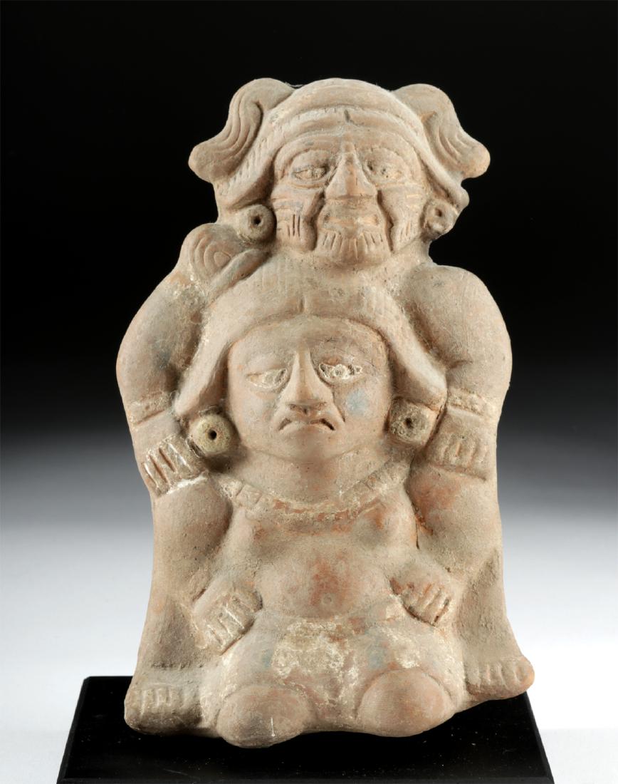 Mayan Polychrome Mold-Made Pair (1 of 4)