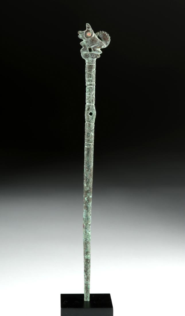 Moche Copper Tupu w/ Fox (1 of 4)